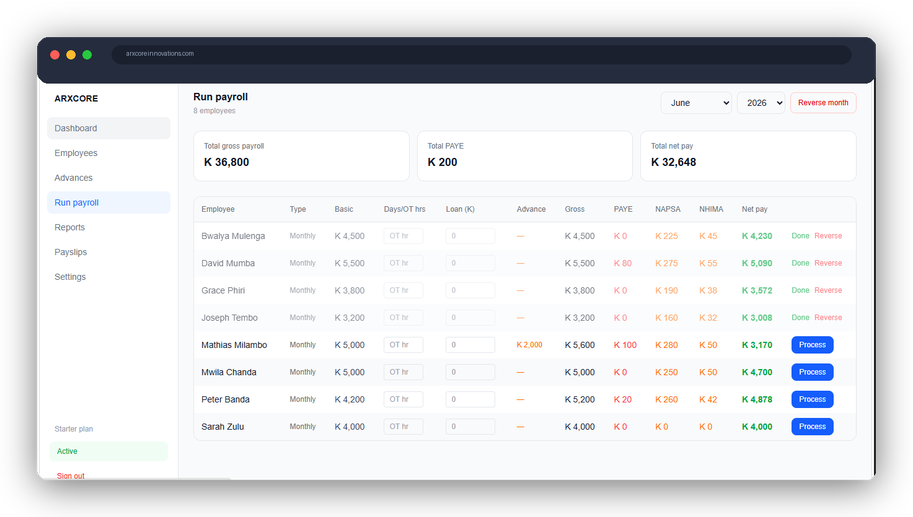 Run payroll in minutes